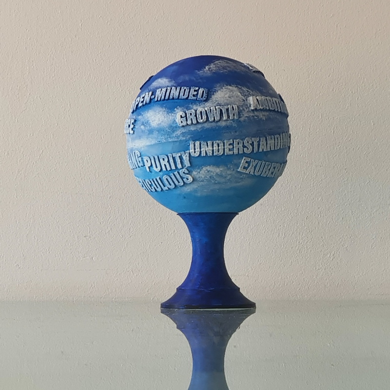 Spheres representing values