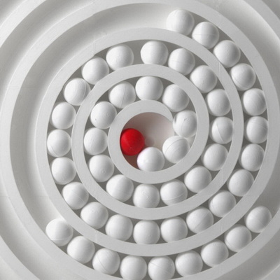 Impact - Wallart (Digital Art Sculpture)