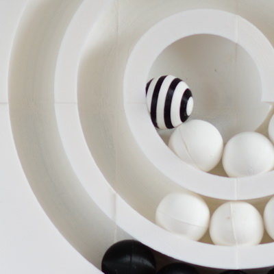 Centric stripes (Digital Art Sculpture by Ivo Meier))