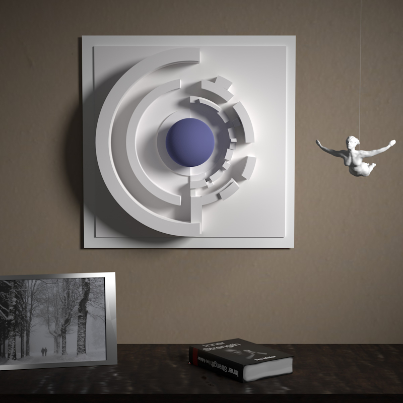 Visualization of the sculpture 'Entire Half'