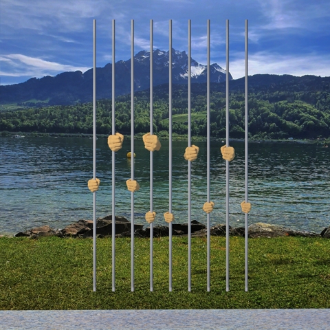 Humanitarian Tradition (Digital Art Sculpture)