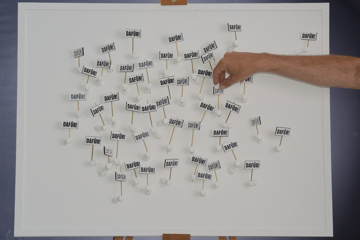 For or Against  - Digital and Interactive Wall Art Sculpture by Ivo Meier