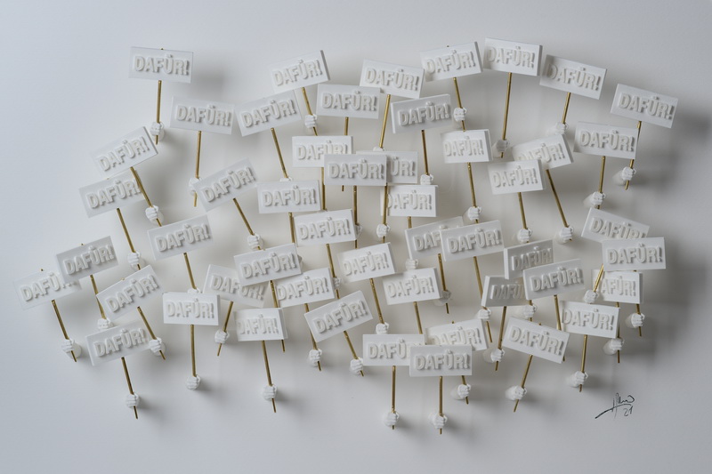 Rage - for or against! (Digital Art Sculpture)