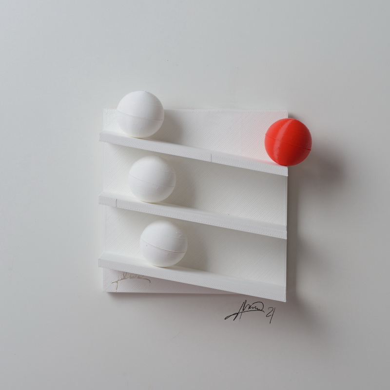 Serenity (Tipping Point) - Sweetspot Digital Art Sculpture by Ivo Meier
