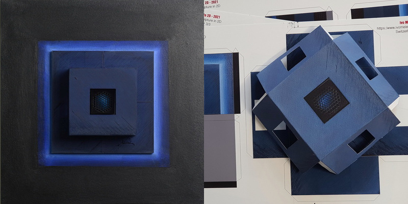 NFT Emptiness VI - paper version (Origami) (by Ivo Meier)