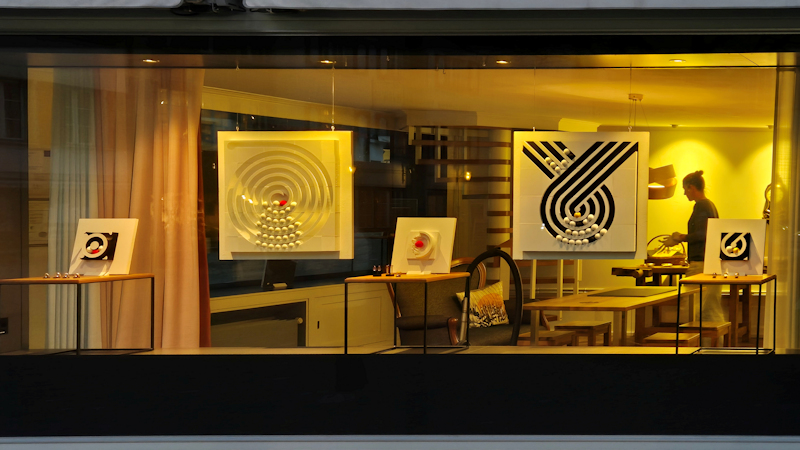 Ivo Meier am Kunstschaufenster Sursee