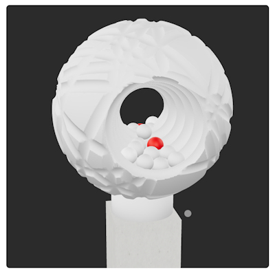 3D Model interactive sculpture