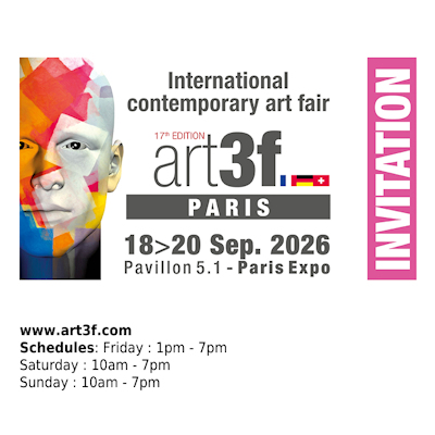 art3f Paris 2026 — invitation to the international art fair